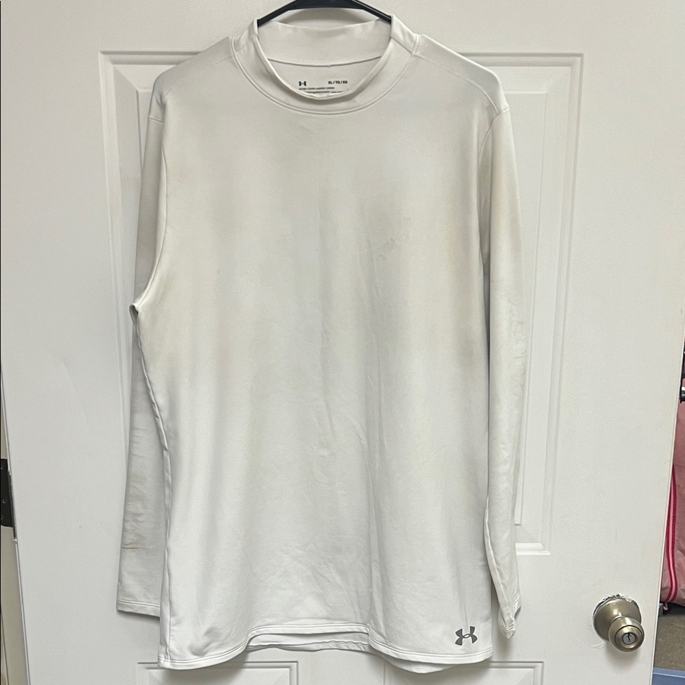 Under Armour Men's Classic White Long Sleeve Tee
